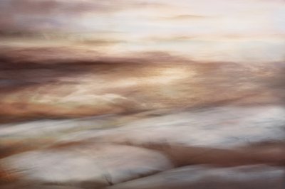 Warm Abstract Flow by Christina Sillen