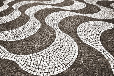 Wavy Cobblestone Pattern by Christina Sillen