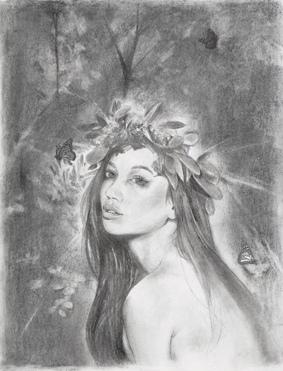 Enchanted Forest Beauty by Christine Lindstrom