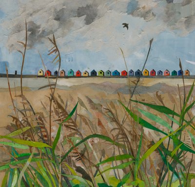 Beach Huts, 2023 by Christine McKechnie