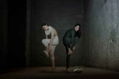 Athletic Women Preparing by Christine von Diepenbroek