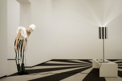 Black White Striped Vision by Christine von Diepenbroek