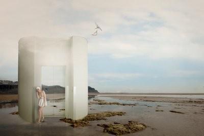 Dreamlike Coastal Bather by Christine von Diepenbroek