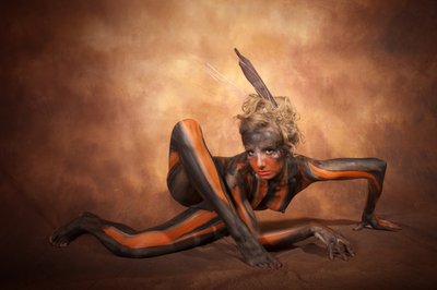 Fantasy Painted Woman by Christine von Diepenbroek