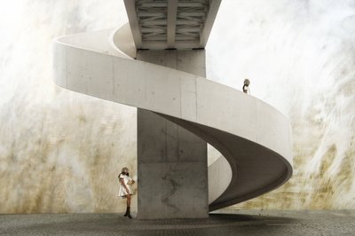Modern Spiral Staircase by Christine von Diepenbroek