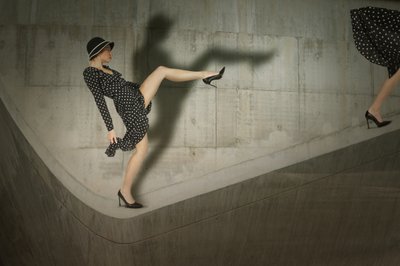 Polka Dot Fashion Pose by Christine von Diepenbroek