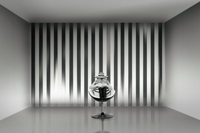 Striped Room Figure by Christine von Diepenbroek