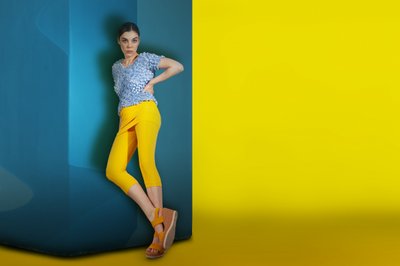 Stylish Woman Bright Corner by Christine von Diepenbroek