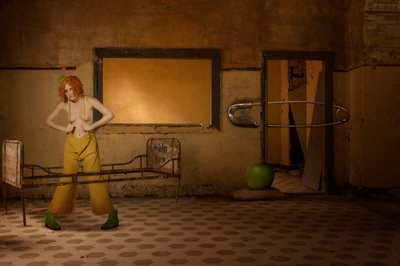 Surreal Clown Woman by Christine von Diepenbroek