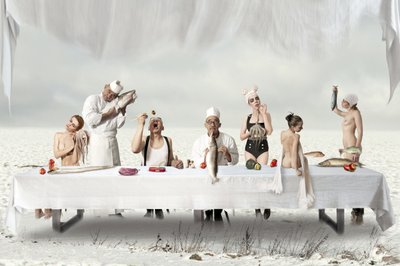 Surreal Dinner Feast by Christine von Diepenbroek