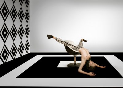 Surreal Geometric Pose by Christine von Diepenbroek