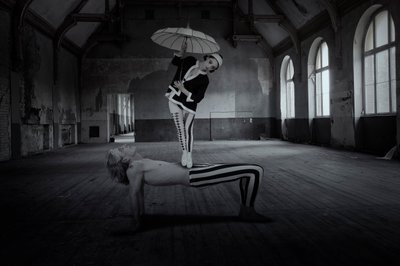 Surreal Room Acrobats by Christine von Diepenbroek