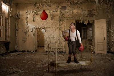 Vintage Boxer Old Room by Christine von Diepenbroek