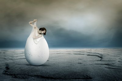 Woman Breaking Free by Christine von Diepenbroek