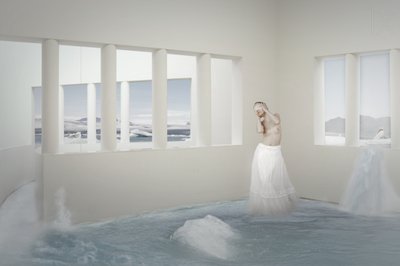 Woman in Arctic Room by Christine von Diepenbroek