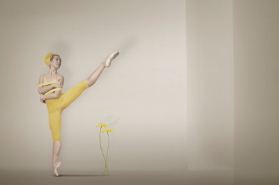 Yellow Ballerina Grace by Christine von Diepenbroek