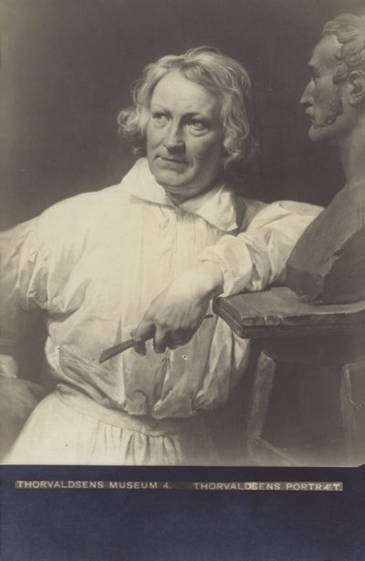Bertel Thorvaldsen, Danish sculptor by Christoffer Wilhelm Eckersberg