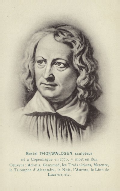 Bertel Thorvaldsen, Danish Sculptor by Christoffer Wilhelm Eckersberg