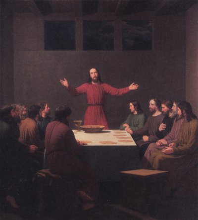 The Last Supper by Christoffer Wilhelm Eckersberg