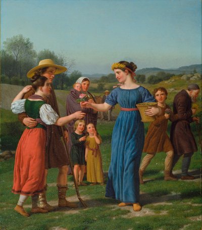 The Maiden from Afar by Christoffer Wilhelm Eckersberg