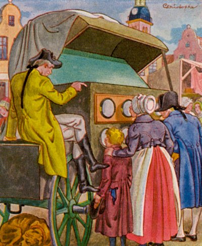 Peep Box Man by Christophe (1856 1945)