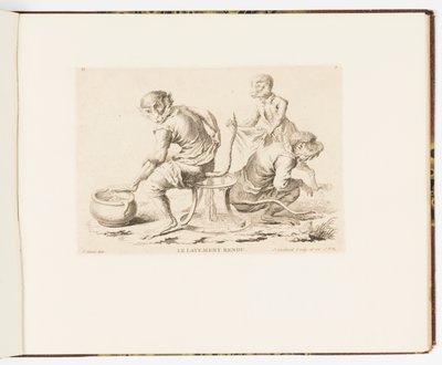 Plate 8, The Enema Delivered, Monkey Antics or Different Actions of Human Life Represented by Monkeys by Christophe Huet