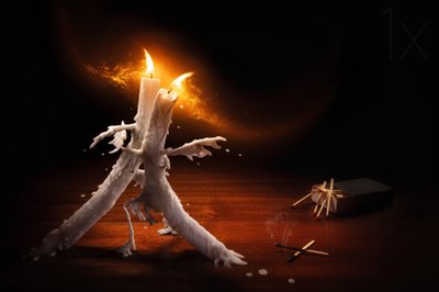 Dramatic Melting Candles by Christophe Kiciak