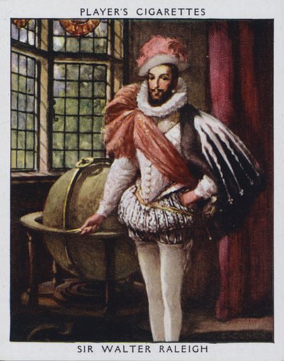 Sir Walter Raleigh by Christopher (after) Clark