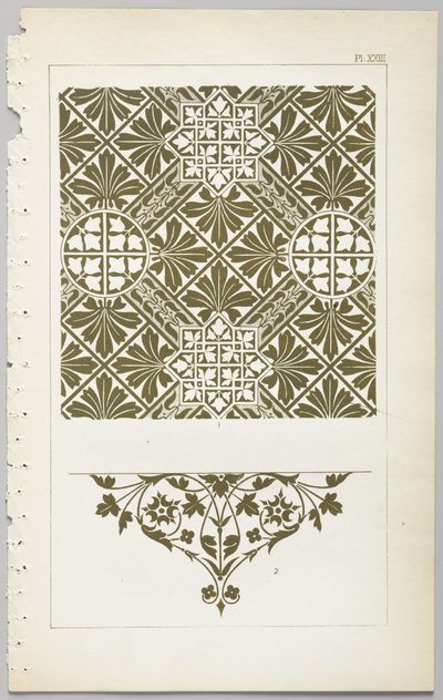 The Art of Decorative Design: With an Appendix, Giving the Hours of the Day at Which Flowers Open, Published by Day & Son, London, 1862 by Christopher Dresser