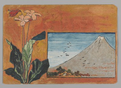 Fuji with Flowers by Christopher Grant La Farge