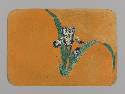 Small Card with Iris, ca. 1880 by Christopher Grant La Farge