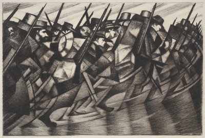 Returning to the Trenches by Christopher Richard Wynne Nevinson