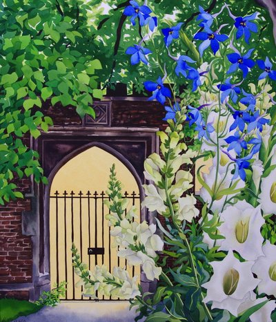 Flowers by a Sunlit Gateway, 2008 by Christopher Ryland