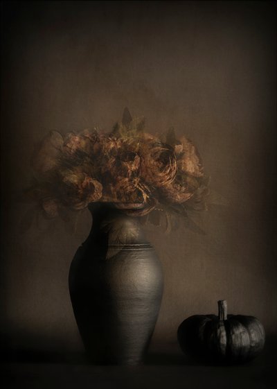 Dark Autumn Still Life by Cicek Kiral