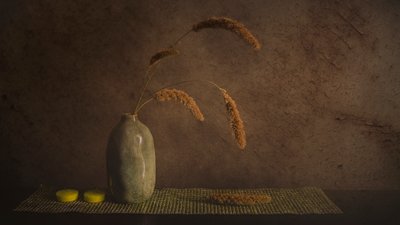 Minimalist Botanical Still Life by Cicek Kiral