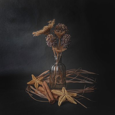 Quiet Rustic Still Life by Cicek Kiral