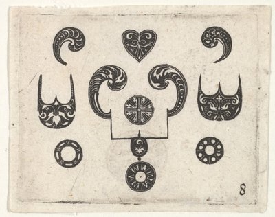 Blackwork Print with Various Motifs by Claes Jansz Visscher