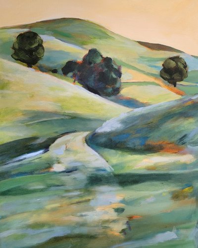 Rolling Hills Path by Claire Whitehead
