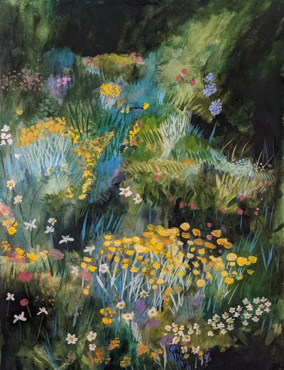 Wild Flower Garden by Claire Whitehead