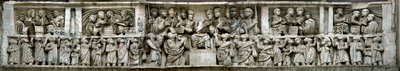 Constantine distributing money to the people Liberalitas (detail) by Classical Antiquities