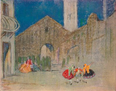 Scene from the Russian Ballet: The Good-Humoured Ladies, c1900 by Claude Allin Shepperson