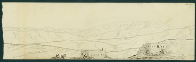 View of Jebel Sunnin and Kefr Silwan from B