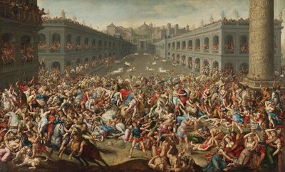 The Rape of the Sabine Women by Claude Deruet