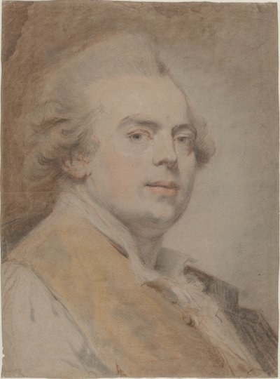 Self-Portrait by Claude Jean Baptiste Hoin