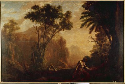 Landscape with Saint Onuphrius by Claude Lorrain