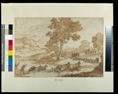 Landscape with the Journey of Jacob by Claude Lorrain