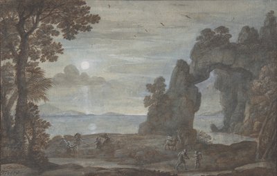 Coast View with Perseus and the Origin of Coral by Claude Lorrain