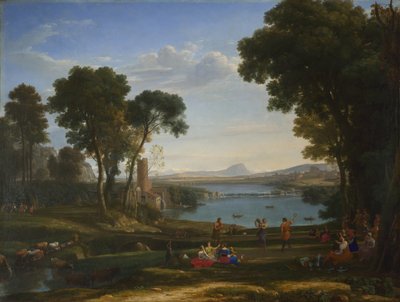 Landscape with the Marriage of Isaac and Rebecca, 1648 by Claude Lorrain