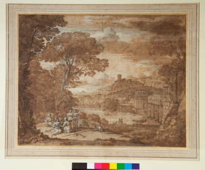 Landscape with the Nymph Egeria Mourning over Numa by Claude Lorrain