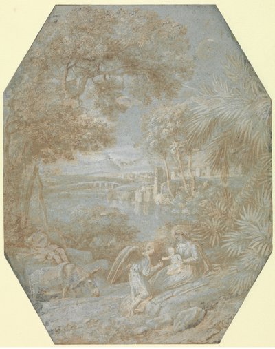 Landscape with the Rest on the Flight into Egypt by Claude Lorrain